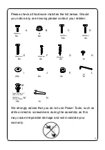 Preview for 3 page of Julian Bowen Langham LAN003 Assembly Instructions Manual