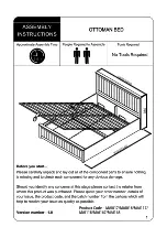 Preview for 1 page of Julian Bowen MAI017 Assembly Instructions Manual