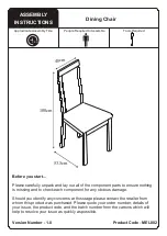 Julian Bowen MEL002 Assembly Instruction Manual preview