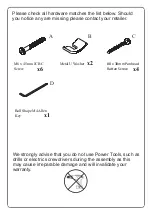 Preview for 3 page of Julian Bowen MEL002 Assembly Instruction Manual