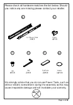 Preview for 4 page of Julian Bowen Saturn Midsleeper SAT001 Assembly Instructions Manual