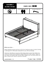 Julian Bowen SHO203 Assembly Instructions Manual предпросмотр