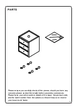 Предварительный просмотр 4 страницы Julian Bowen Sorrento SOR301 Assembly Instructions Manual