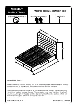 Preview for 1 page of Julian Bowen WIL003 Assembly Instructions Manual