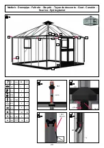 Предварительный просмотр 24 страницы Juliana Oase 13,5m2 Assembly Instruction Manual