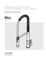 Preview for 1 page of Julien Sky 306004 Installation And Care Manual