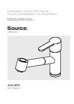 Preview for 1 page of Julien Source 306003 Installation And Care Manual