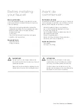 Preview for 3 page of Julien Source 306003 Installation And Care Manual