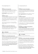 Preview for 6 page of Julien Source 306003 Installation And Care Manual