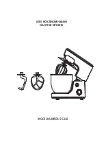 Предварительный просмотр 8 страницы Jumbo SC-236 Instruction Manual