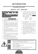 Preview for 3 page of Jumbuck HS-UM006AS Assembly & Operation Instructions