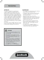 Preview for 6 page of Jumbuck JF118 Instructions Manual