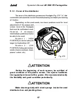 Предварительный просмотр 67 страницы Jumil Exacta air 2980 PD Pantografica Operator'S Manual