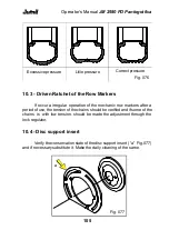 Предварительный просмотр 105 страницы Jumil Exacta air 2980 PD Pantografica Operator'S Manual