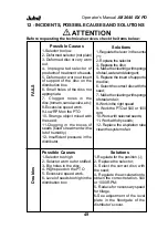 Предварительный просмотр 49 страницы Jumil JM 2640 EX PD Operator'S Manual