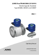 Предварительный просмотр 1 страницы JUMO 406060 Operating Manual