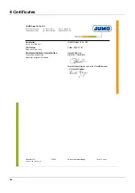 Preview for 50 page of JUMO digiLine O-DO S10 Operating Manual