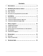 Preview for 3 page of JUMO Dtrans T100 Operating Instructions Manual