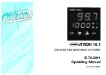 JUMO dTRON 16.1 B 70.3011 Operating Manual предпросмотр