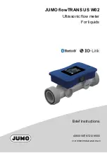 Preview for 1 page of JUMO flowTRANS US W02 Brief Instructions