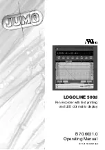 JUMO LOGOLINE 500d Operating Manual preview