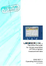 Preview for 1 page of JUMO LOGOSCREEN Operating Instructions Manual