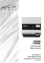 JUMO mTRON B 70.4015.4 Installation Instructions Manual preview