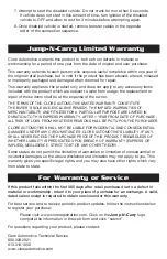 Preview for 4 page of Jump n Carry 401252 Manual