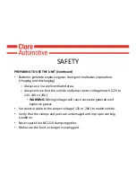 Preview for 7 page of Jump n Carry JNC1224 Safety Manual