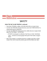 Preview for 10 page of Jump n Carry JNC1224 Safety Manual