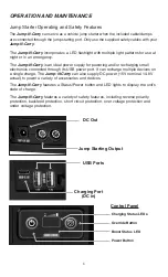 Preview for 4 page of Jump n Carry JNC325 Operator'S Manual