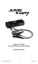 Preview for 36 page of Jump n Carry JNC325 Operator'S Manual