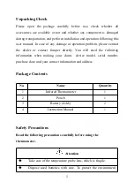 Preview for 4 page of Jumper JPD-FR410 Instruction Manual