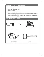 Предварительный просмотр 5 страницы Jumpking 10ft (3.05m) Combo Trampoline User Manual