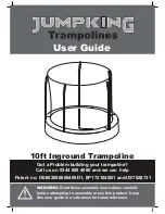 Предварительный просмотр 1 страницы Jumpking 10ft Inground Trampoline User Manual