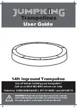 Предварительный просмотр 1 страницы Jumpking 14ft Inground Combo Trampoline User Manual