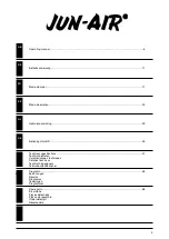 Предварительный просмотр 3 страницы Jun-Air 2xOF1202-150B Operating Manual