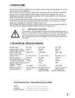 Preview for 3 page of JUN KARRI HJ 10 SL Operating Instructions Manual