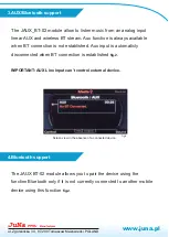 Preview for 2 page of Juna JAUX BT-02 User Manual