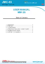 Preview for 1 page of Juna JMC-03 User Manual