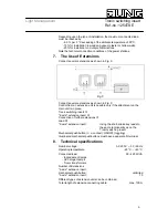 Preview for 3 page of Jung 1254 TSE Operating Instructions