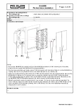 Предварительный просмотр 2 страницы Jung 2072 TSM Product Manual