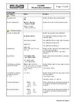 Предварительный просмотр 17 страницы Jung 2072 TSM Product Manual