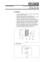 Preview for 3 page of Jung 2224 TSM Operating Instructions