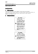 Preview for 1 page of Jung A3181-1-01 Operating Instructions Manual