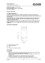 Preview for 1 page of Jung FA 10 REG Operating Instructions Manual