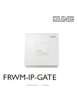 Предварительный просмотр 1 страницы Jung FRWM-IP-GATE Operating Manual