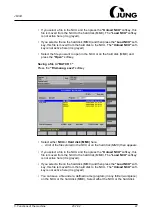 Preview for 97 page of Jung J630D Manual