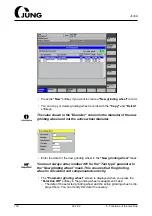 Preview for 108 page of Jung J630D Manual