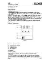 Jung KNX 2193 REG Operation Manual preview